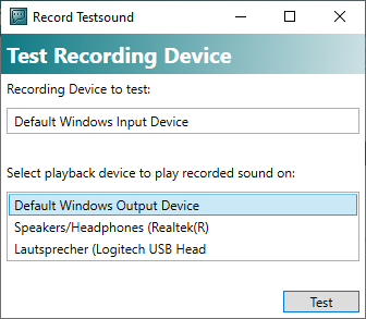 Testing the sound card 4:
