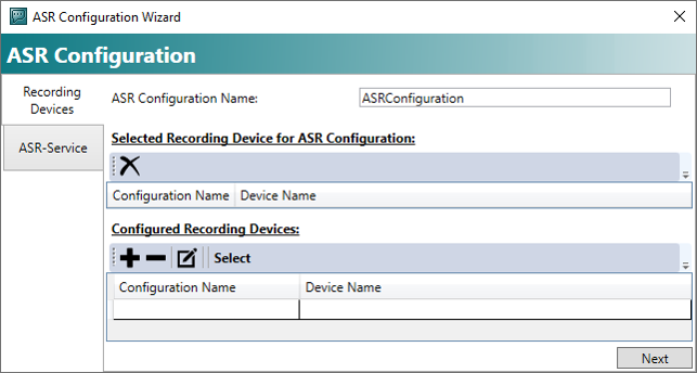 Configuring speech input 2: