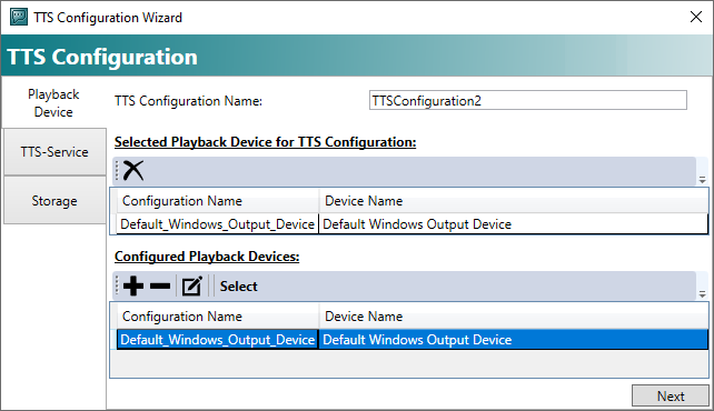 Configuring speech output 4: