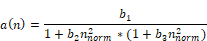 Method 1: Characteristic curve a(n) in polynomial- or hyperbola form 10: