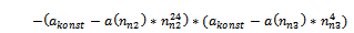 Method 1: Characteristic curve a(n) in polynomial- or hyperbola form 16: