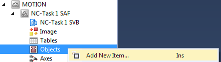 Configure for MC_TrackConveyorBelt 1:
