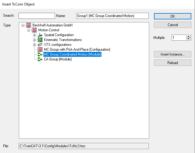 Configure an MC Group 6: