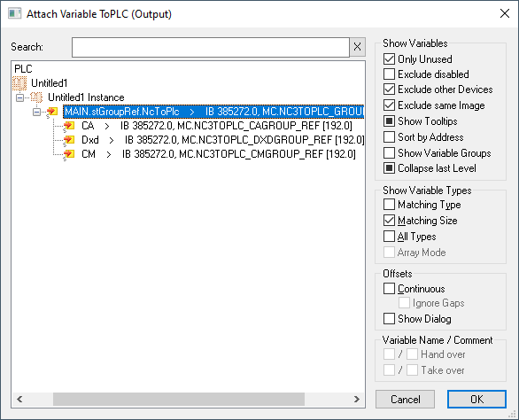 Configure an MC Group 10: