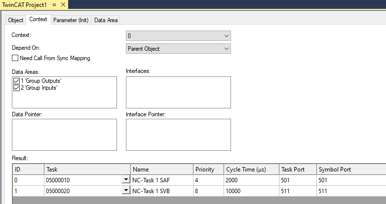 Configure an MC Group 8: