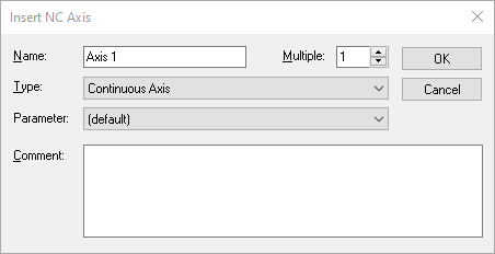Example "Synchronizing a Planar mover on a track with one axis" 5: