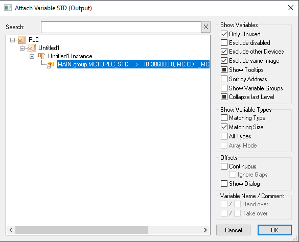 Example: "Creating and moving Planar movers with track and group" 6: