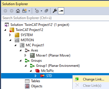 Example "Planar motion components: averting collision" 6: