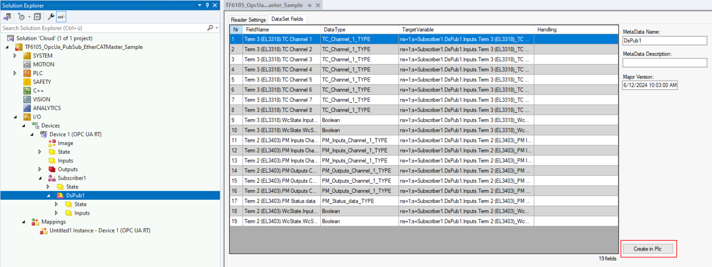 Data sets 9: