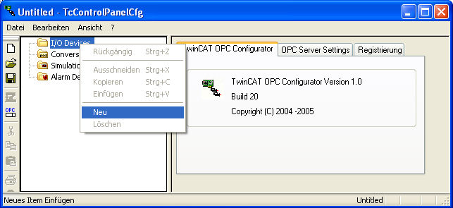 Receiving data from I/O-Task 3:
