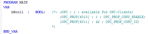 Configuration of OPC-Conversions 7: