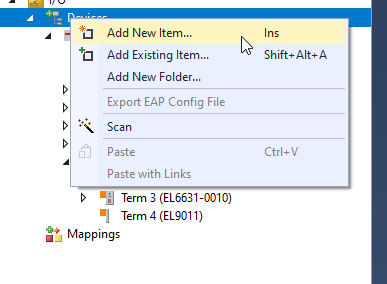 Integration via an EL6631-0010 2: