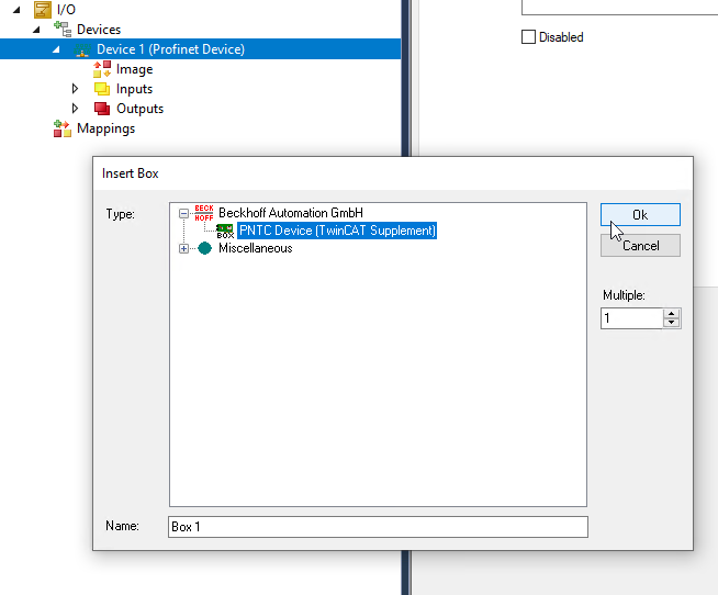 Integration via a Real-Time Ethernet interface 2: