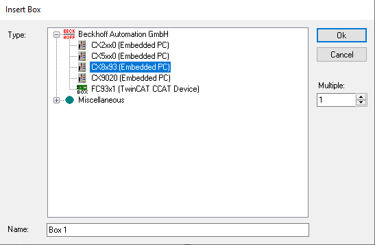 Integration via an optional interface, -B930 2: