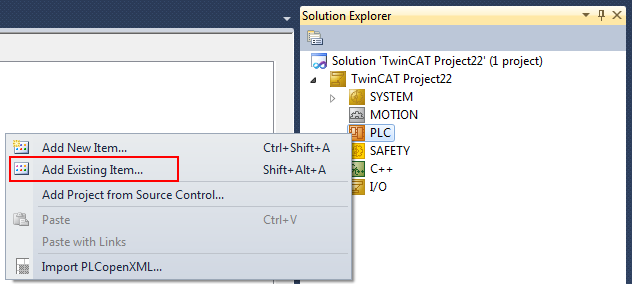 Migration from TwinCAT 2 1: