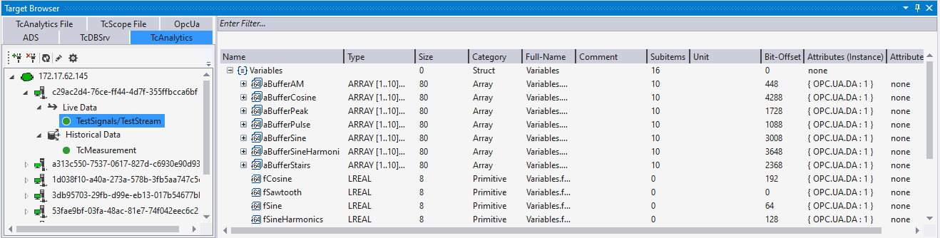 Extension – TcAnalytics 1: