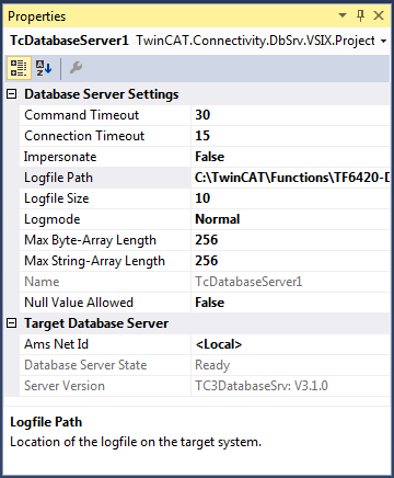 TwinCAT Database Server Project 6: