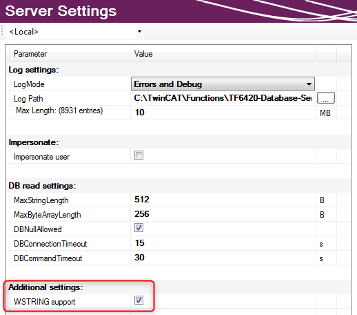WString support 1: