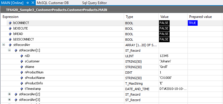Production register 2: