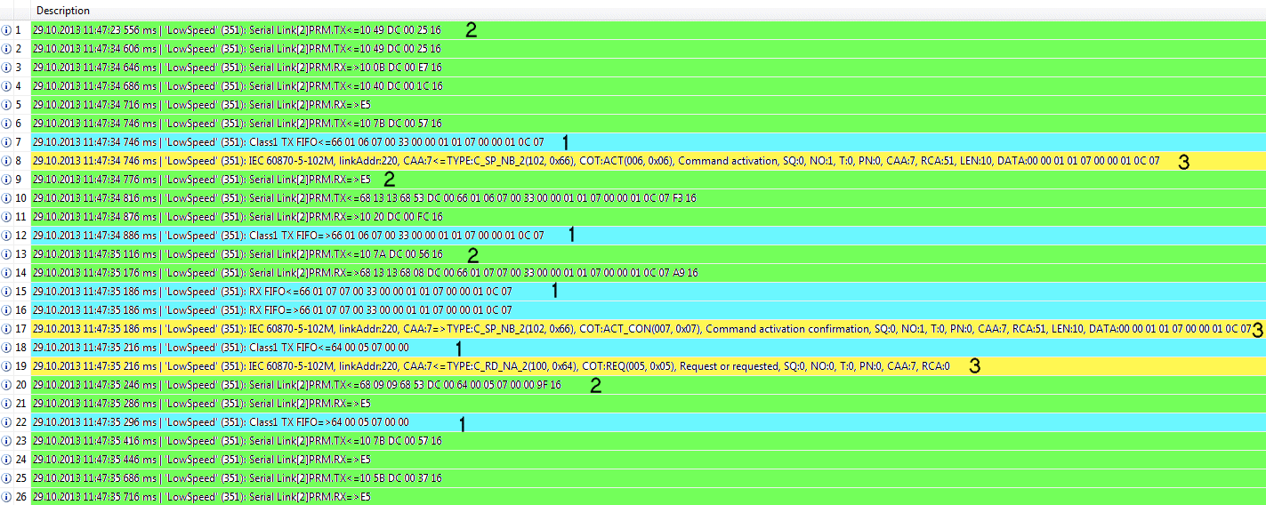 Debug messages in TwinCAT->Error List 1: