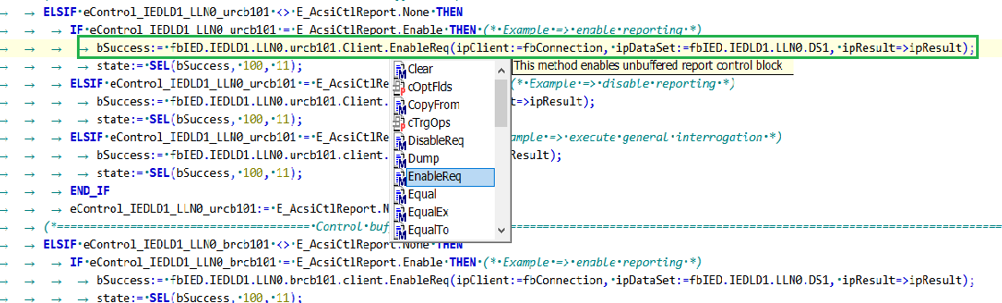 Client - Report Control Blocks (Unbuffered, Buffered) 2: