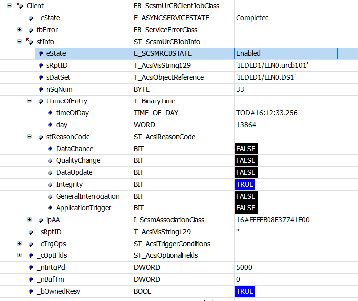 Client - Report Control Blocks (Unbuffered, Buffered) 3: