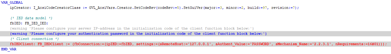 Authentication, negotiation of supported services and optional communication parameters 2: