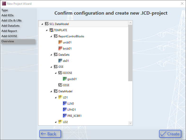 New Project Wizard 8: