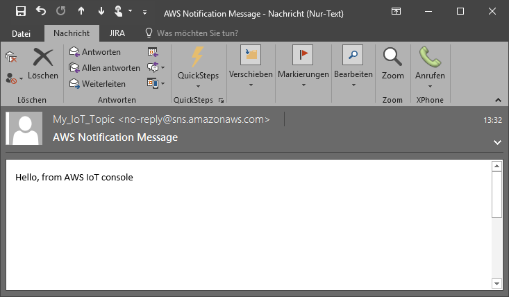 Sending SMS and E-Mail notifications 6: