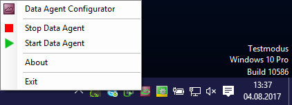System tray 1: