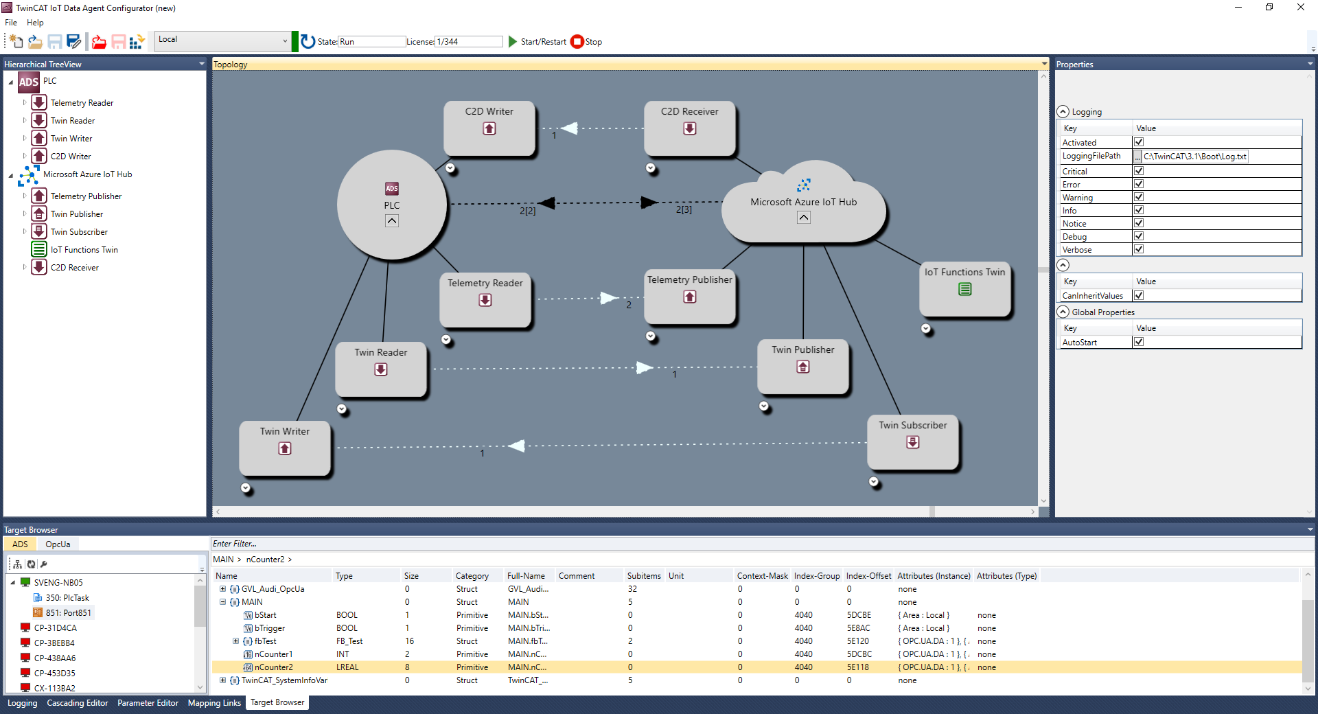 Use Microsoft Azure IoT Hub Device Twin 2: