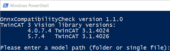 Neural Network Compatibility Check 1: