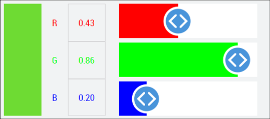 User-defined color format 1: