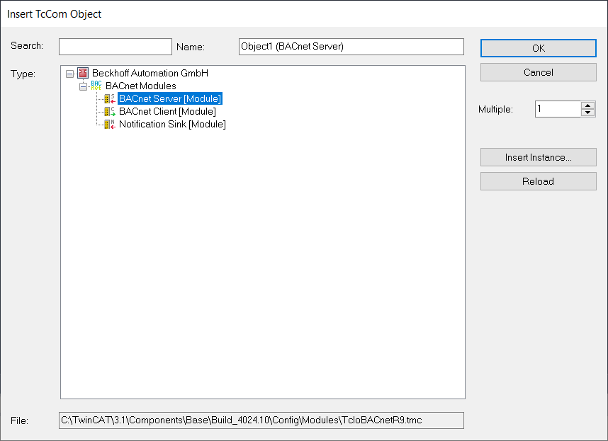 Create a BACnet Adapter and Server 4: