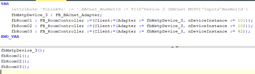Using FB_Code to create device templates 3: