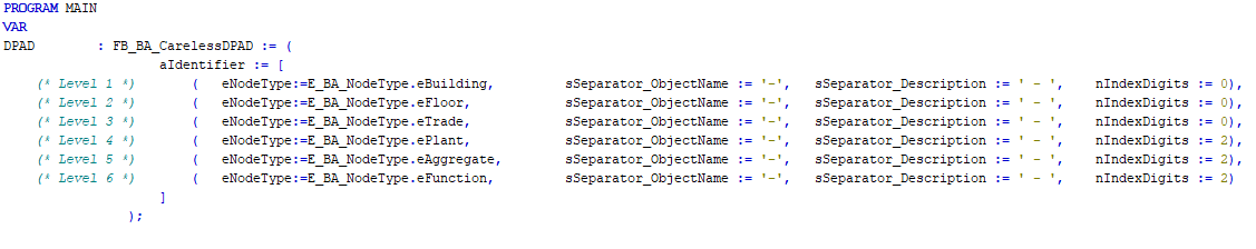 Project structure 2: