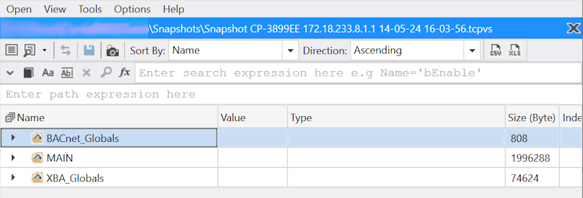 Synchronizing filtered data, example with Exclude 2: