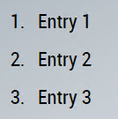 BulletPointList 3: