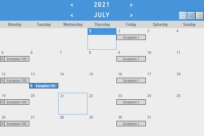 Calendar 2: