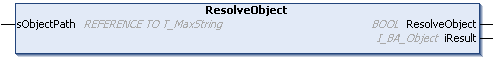 ResolveObject 1: