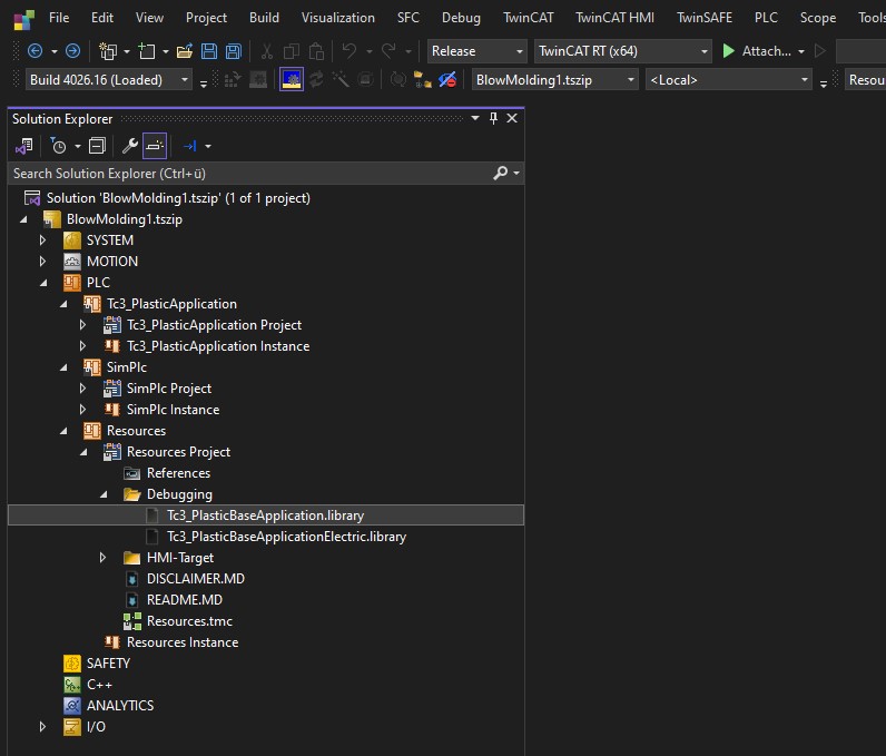 Setup of PLC debugging 3: