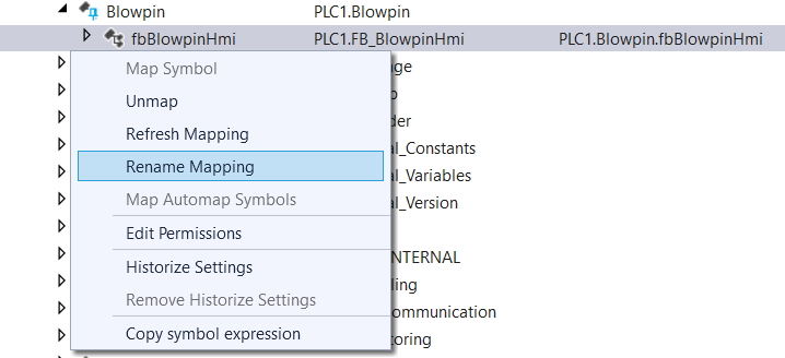 Optimizing mappings in the TwinCAT HMI project 2: