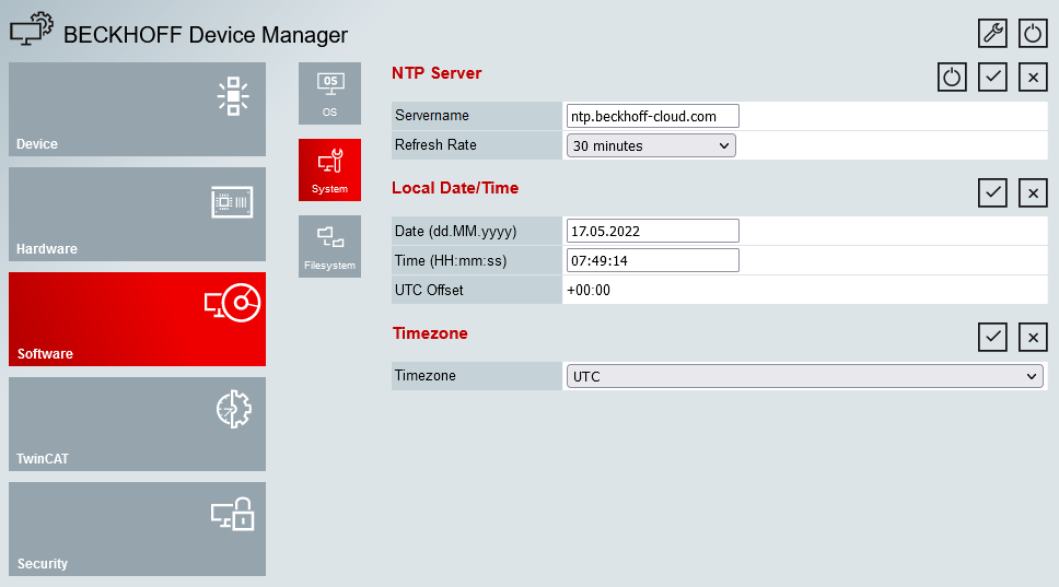 Synchronize time with NTP 1: