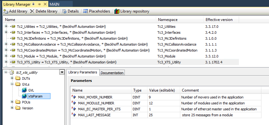 Parameter Access via the PLC 1: